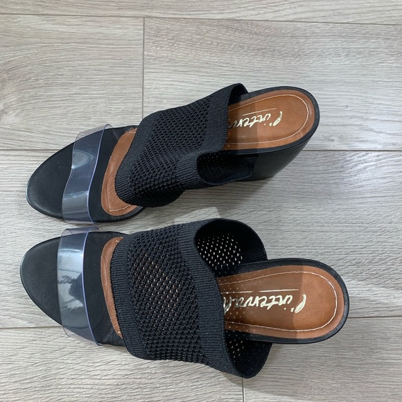 L’intervalle Vanesa Black Stretch Heels - Picture 6 of 10